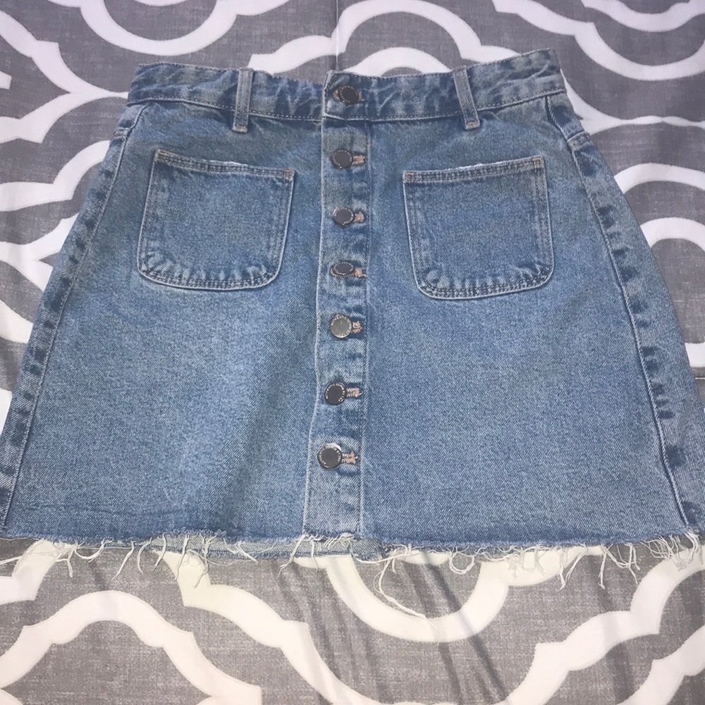 Zara authentic denim skirt